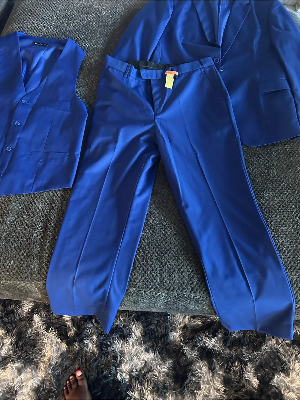 Men's Royal Blue Dress Pants
